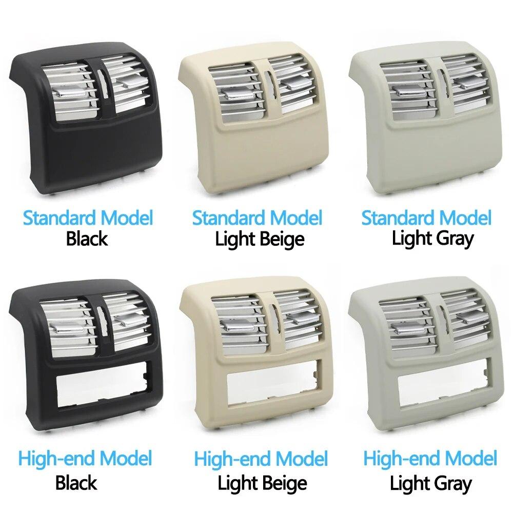 Rear Console Fresh Air Conditioner Chrome Vent Grille Outlet Cover For Mercedes Benz W212 E Class E260 E300 E320 2012-2015