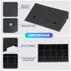 1 Pair 4" Rise Driveway Ramps, Non Slip Curbside Ramps Support 7000lbs, 19.7" L x 12" W, Threshold Ramps for Cars Wheelchairs Scooters Lawn Mowers