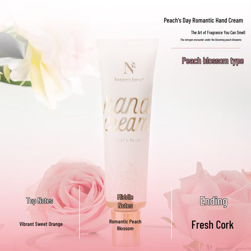 NATURE'S ENVY Peach Blossom Scented Hand Cream