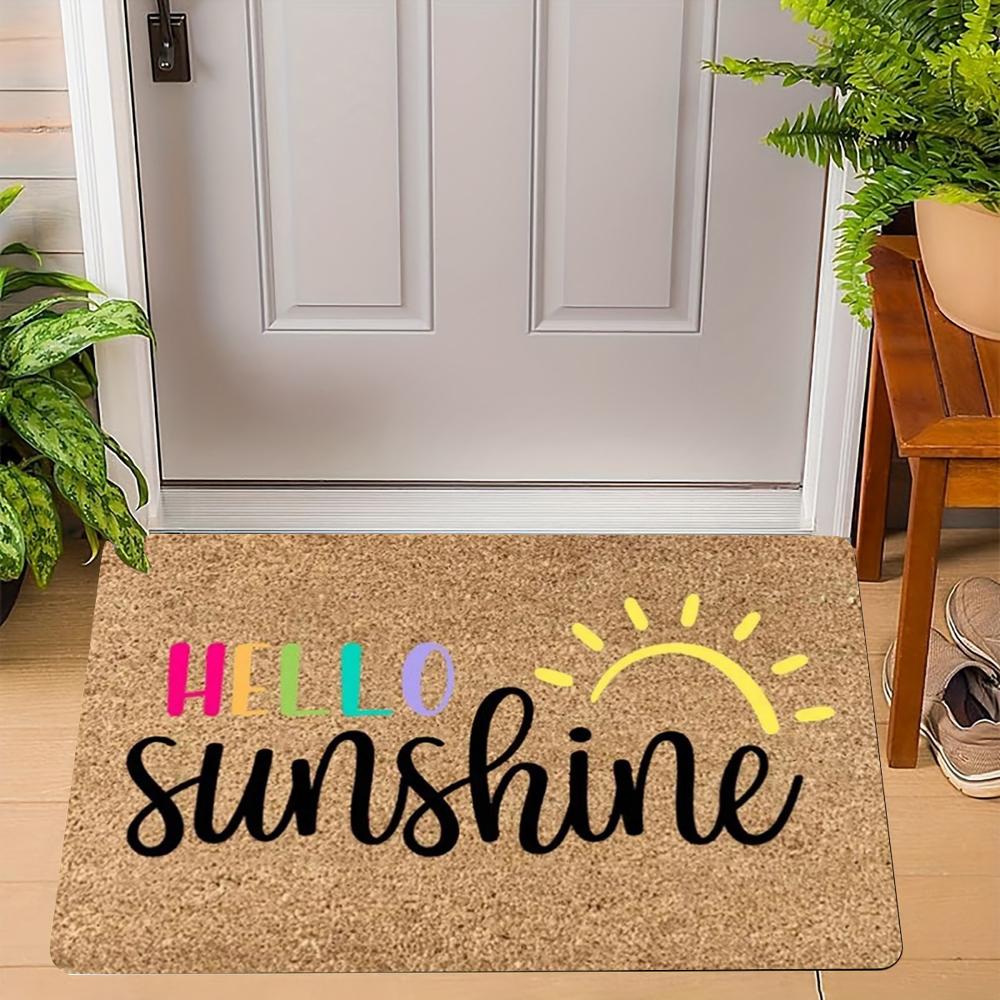 Abstract Art Bouquet Door Mat Creative Door Mat Props Home Door Decoration Front Door Welcome Mat Living Room Bedroom Carpet
