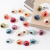 5/10/20Pcs 3cm Silk Tea Roses Heads Artificial Flowers Wedding Home Wedding Decor DIY Wreath Scrapbook Gift Box Fake Flowers