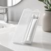 3 pcs Dustproof Lid Makeup Brush Organizer Reusable Clear Storage Case Cosmetics Storage Box  Travel