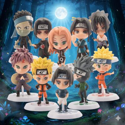 Фигурки Наруто Naruto набор аниме игрушки 10 шт 6 см