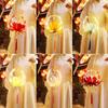 Mid-Autumn Festival portable lantern material package children's handmade antique jade rabbit glowing lantern palace lantern