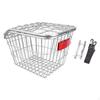Rear Bike Basket Bicycle Large Capacity with Strap Cargo Rack Cycling for