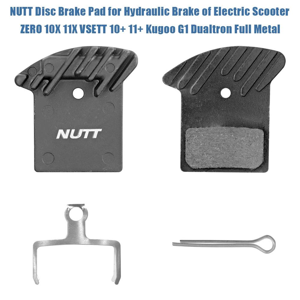 For ZERO 10X 11X for VSETT 10+ for Kugoo G1 Fit Dualtron Scooter Hydraulic Caliper Semi-Metallic Brake Pad Hydraulic Brake Pads