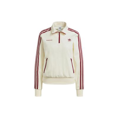 Originals Trefoil X Sporty&Rich Винтажная куртка с воротником в полоску Женская куртка Off-White IB2157