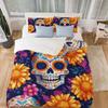 Skull Comforter Covers Printed Duvet Cover Bedding Set Suitable Children's Kids and Adults Warm Soft Breathable and Comfortable