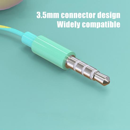Наушники с микрофоном Музыкальный плеер Прочный кабель Стильные наушники-вкладыши с проводным управлением для путешествий