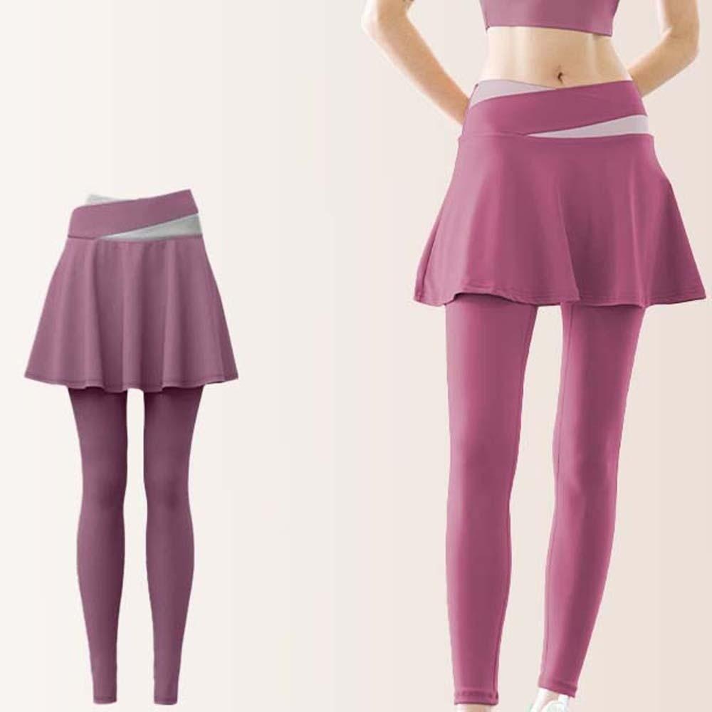 High Waist Elastic Pants Skirt Tight Sports Yoga Pants Sculpting Leggings Fitness Leggings Pilates