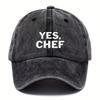 Винтажная Бейсболка YES CHEF Регулируемая Бейсболка 100% Район Винтажная Стиранная Унисекс Кепка Тракер для Мужчин Женщин