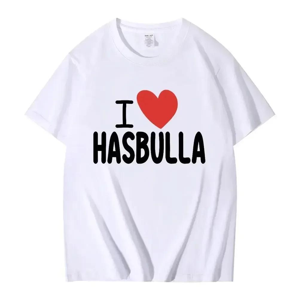 2024 Hasbulla Fighting T Shirt Mini Khabib Blogger T-Shirt Crew Neck Men Tees Retro Tops Funny Graphic Women T Shirt Streetwear