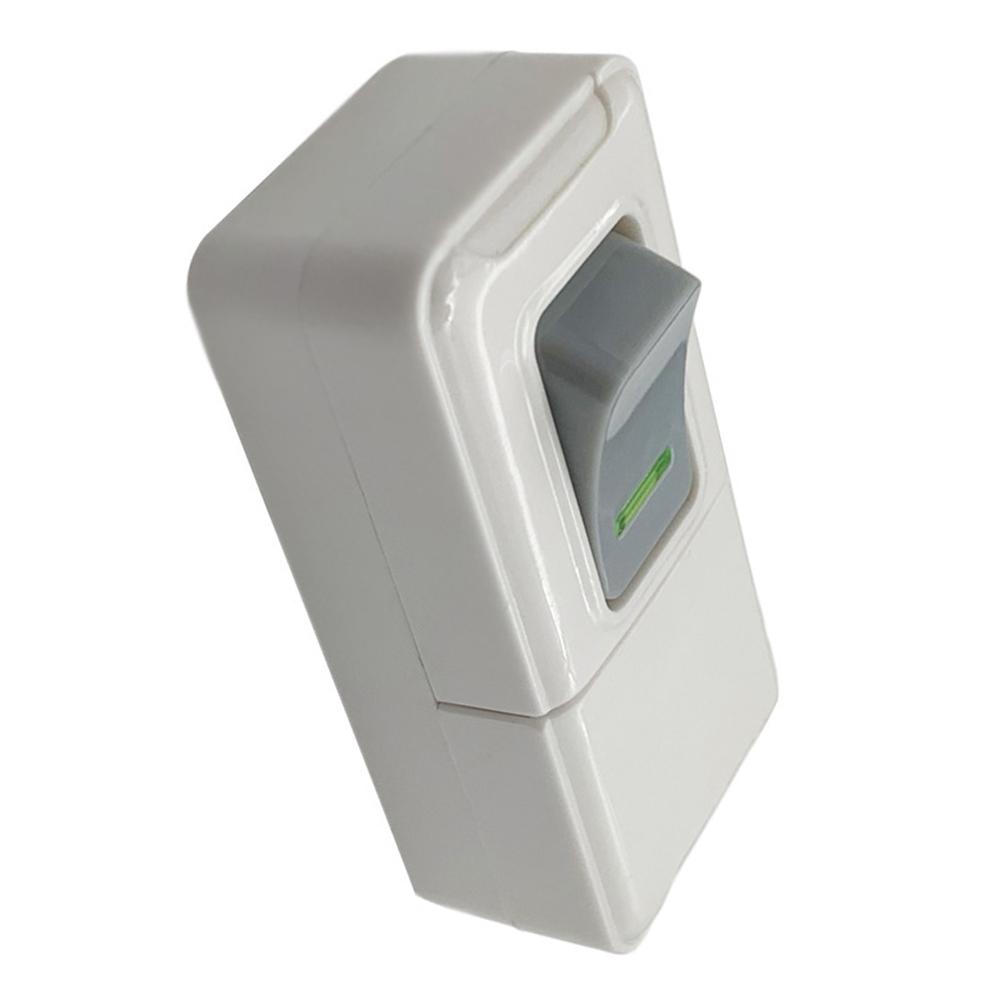 1PCS White ON OFF Push Button Switch Table Led Lights Line Midway Control Switch Plastic Metal Push Button Switch
