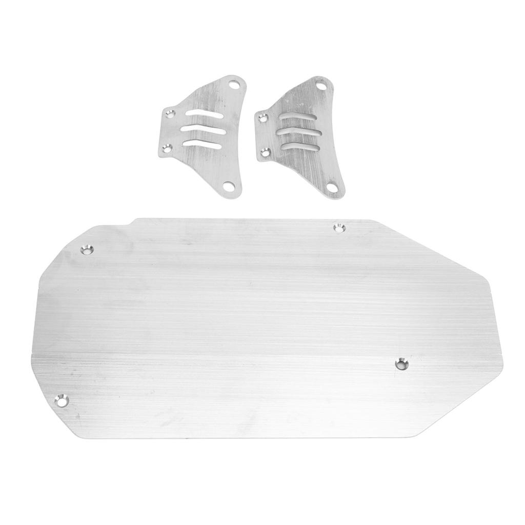 RC Car Chassis Armor Upgraded Stainless Steel Metal RC Car Armor Chassis Guard Plate for Tamiya