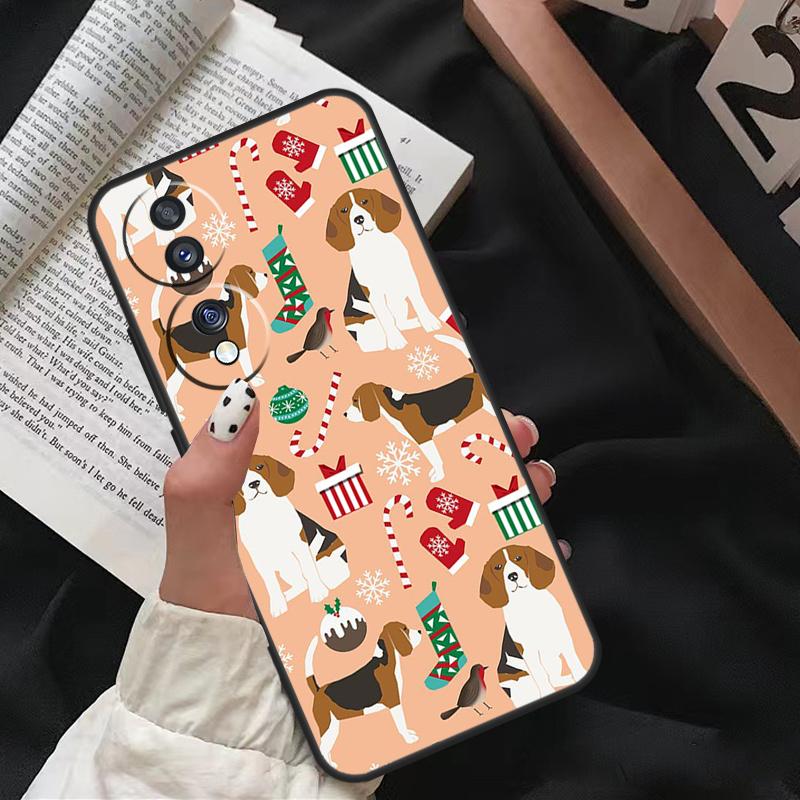 Милый мультяшный Бигль Чехол для Honor Magic 5 6 7 8 Pro Для Honor 200 400 70 90 Lite X8c X8b X9a X9b X9c X9d Win RT