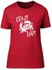 Crazy Crab Lady Unisexs Ladies Short Sleeve Fitted TShirt
