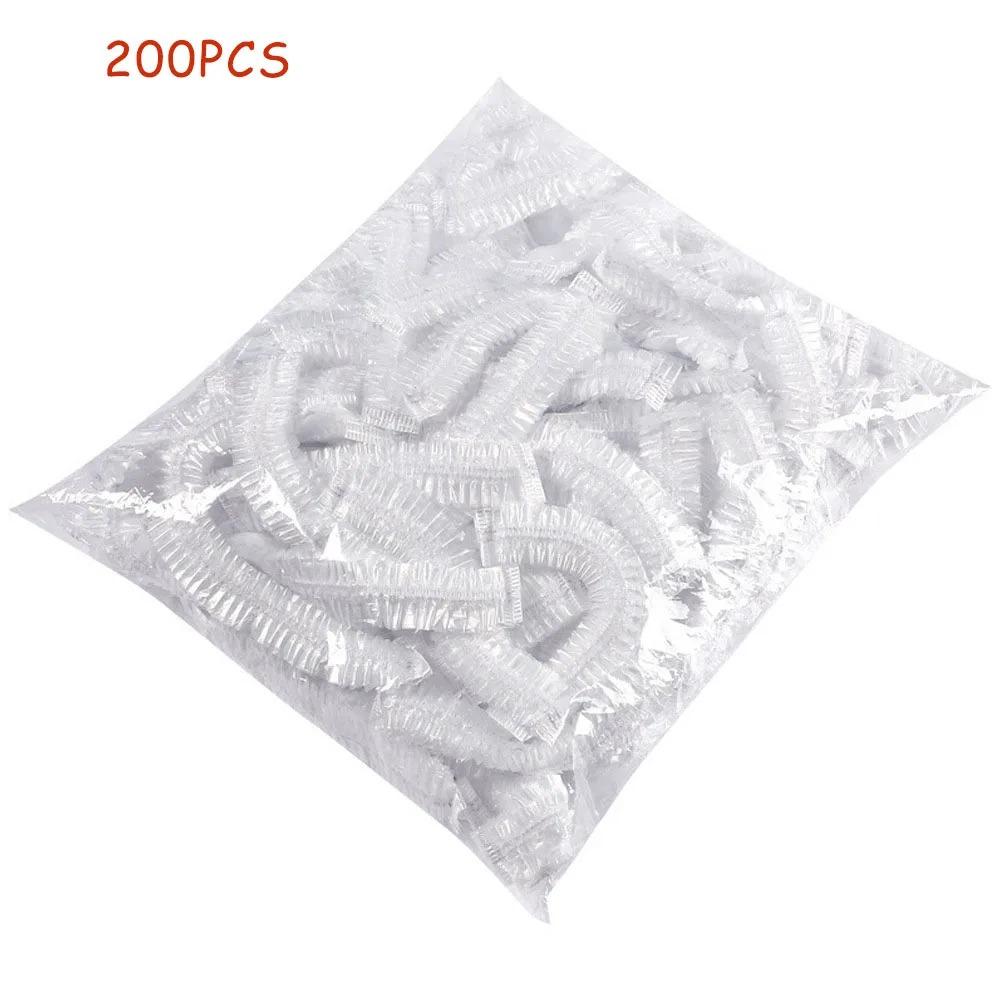 Disposable Food Cover Plastic Wrap Fruit Food Cover Bags Elastic Plastic Wrap Cover Food Grade Storage Bag Kitchen Organizer