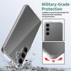 Hybrid Clear Case for Samsung Galaxy S25 Edge S24 Ultra S23 Plus S22 S21 Fe A55 5G A35 A15 A25 2025 Anti Yellowing Transparent Phone Cover Accessories