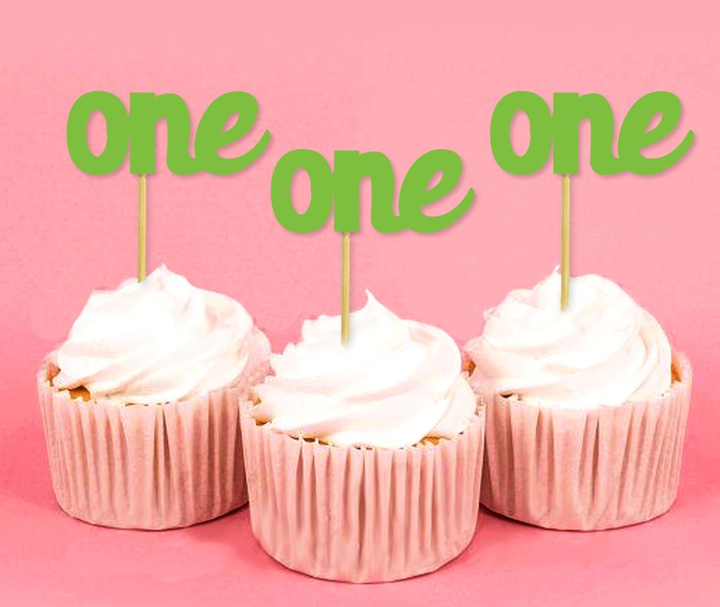 Дарлинг Сувенир| Топперы для кексов на первый день рождения | Десертные украшения - упаковка