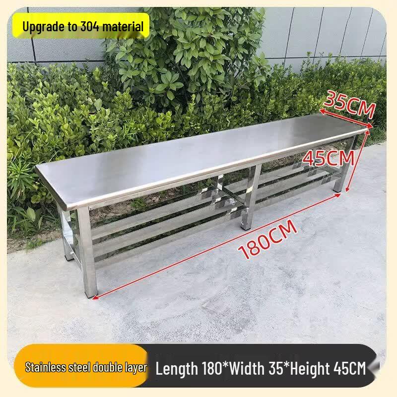 304 Stainless Steel Long Bench