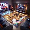 1PC Custom Name Lion Family Dreamscape Theme Floor Mat Ideal for Living Room, Game Rooms, Office, Bedroom,Floor Mat Playful Design