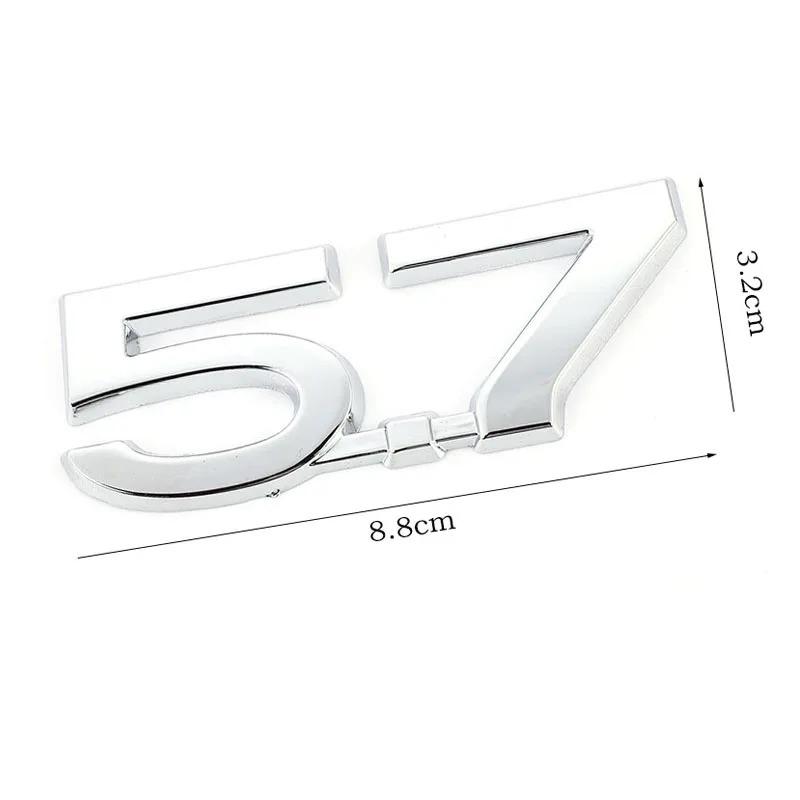 3D Metal Car Emblem Badge Body Trunk Decals Sticker For Jeep Dodge 5.7 LITER HEMI Logo Ram 1500 2500 3500 Challenger Charger ALU1