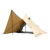 BUNDOK Solo Teepee 1 TC 1 Sand Beige Tent Blended Cotton Full Closure Skirt BDK-75TCSB [For Person] One-pole Roll-up