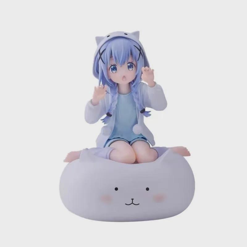 Is The Order A Rabbit Kafuu Chino Аниме Фигурка Kawaii Девушка Коллекция Кукла Настольный Рождественский Подарок Детская Игрушка