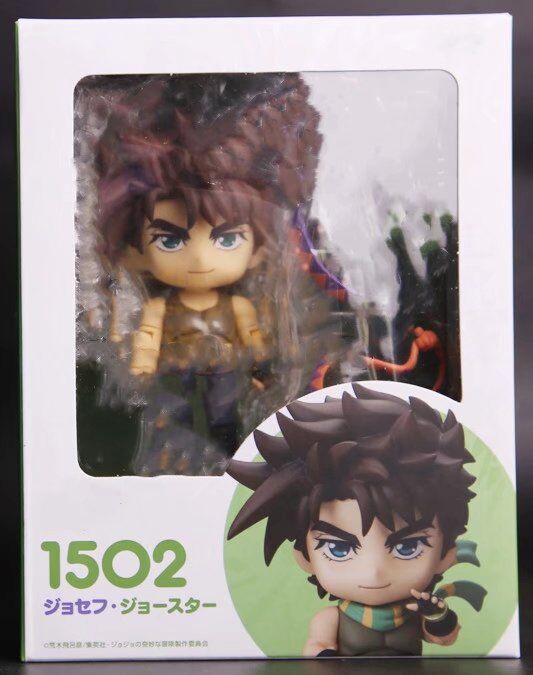 Новый Nendoroid 1502 Джозеф Джостар JoJo's Bizarre Adventure Сменные лица Коллекционная Аниме Фигурка Действия Для Коллекционеров Аниме
