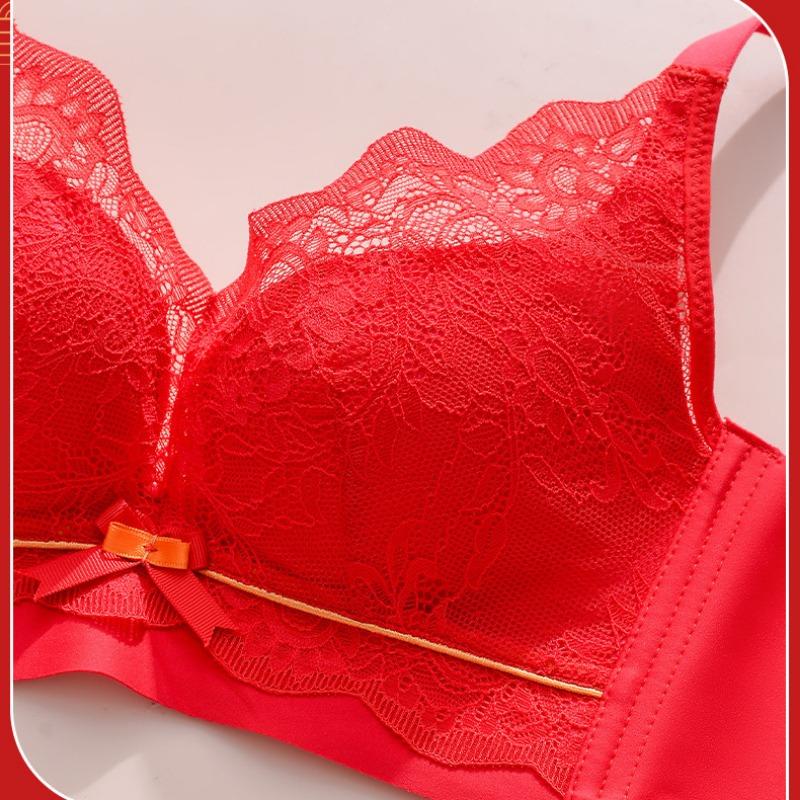 Новый кружевной латексный бюстгальтер для девочек, одежда со сборками по бокам груди, регулируемый бюстгальтер со сборками из нестального кольца
