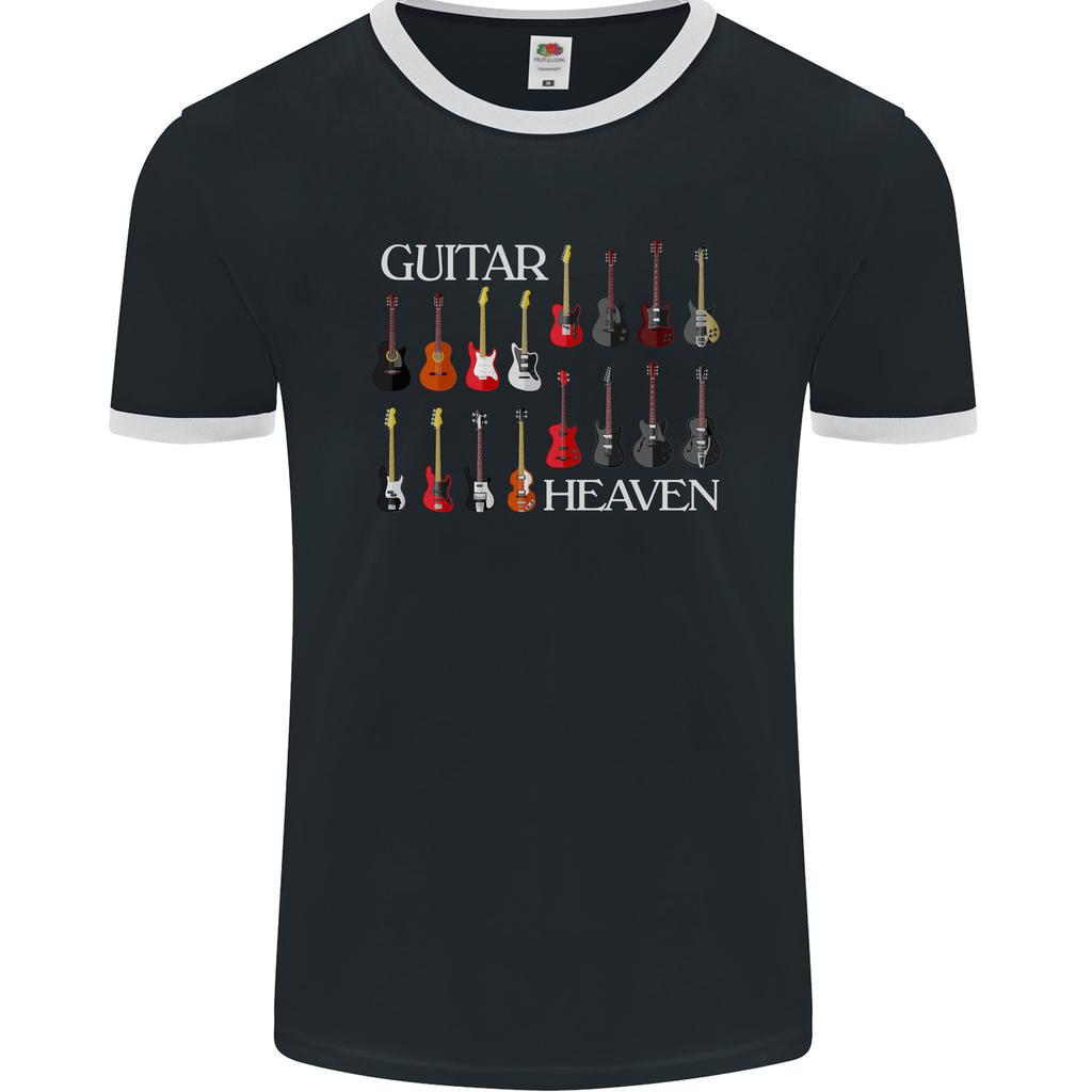 26 Guitar Heaven Collection Guitarist Acoustic Mens Ringer T-Shirt FotL Unisex T-Shirt