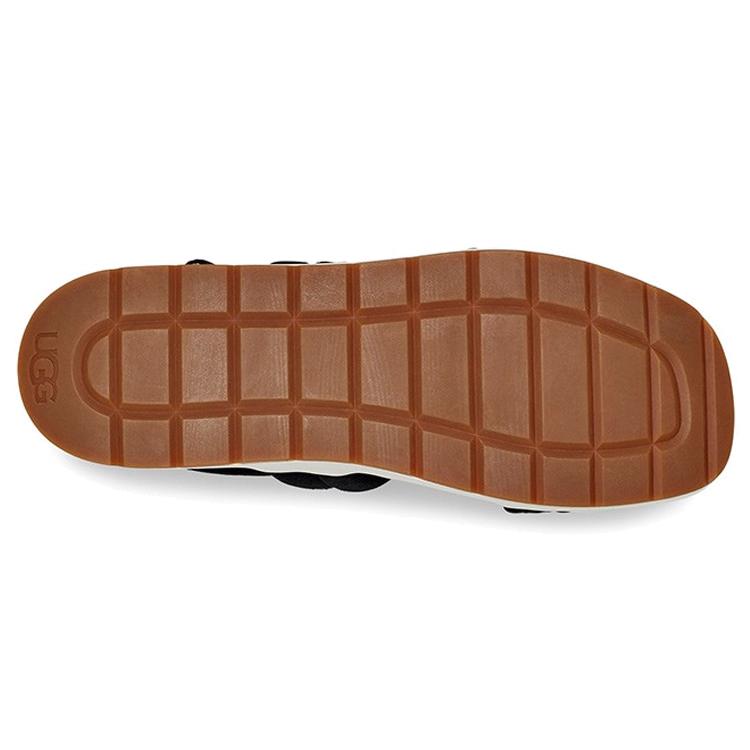 UGG Lynnden Открытые повседневные спортивные сандалии с открытым носком Черные Женские 1111071-BLK