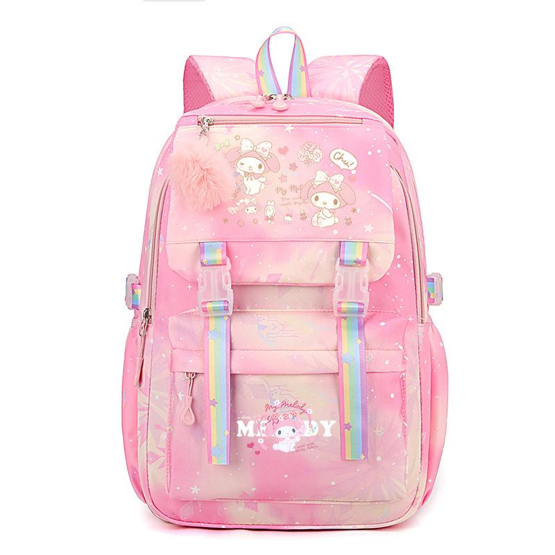 Melody Melody Sweet Cartoon Printed School Bag Primary School Junior High School Student Large Capacity Backpack