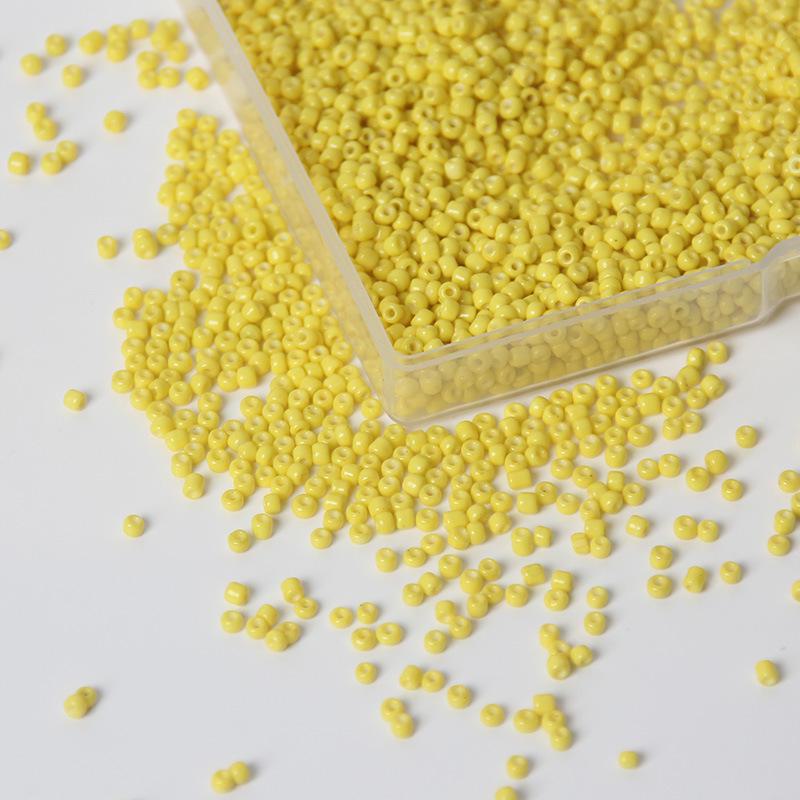 Прочные стеклянные бусины 2 мм различных однотонных цветов для изготовления украшений своими руками