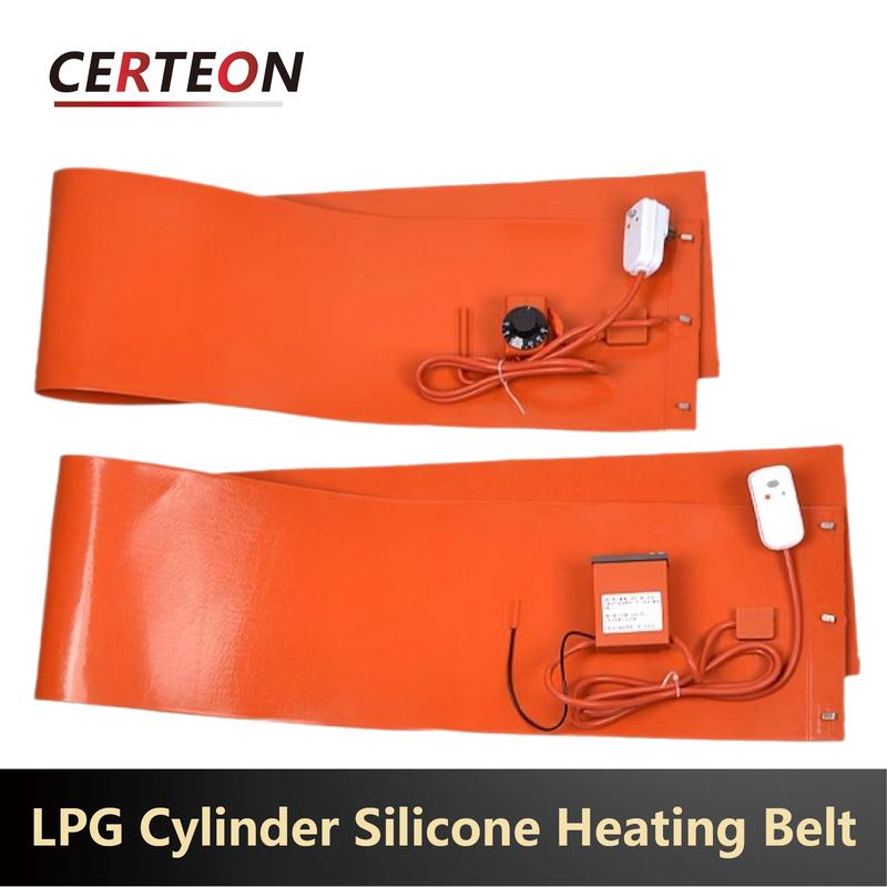 LPG Gas Bottle Heating Belt Silicone Heater Band for 5‑50KG Gas Cylinder 220V 30‑110°C Adjustable Multiple Specifications