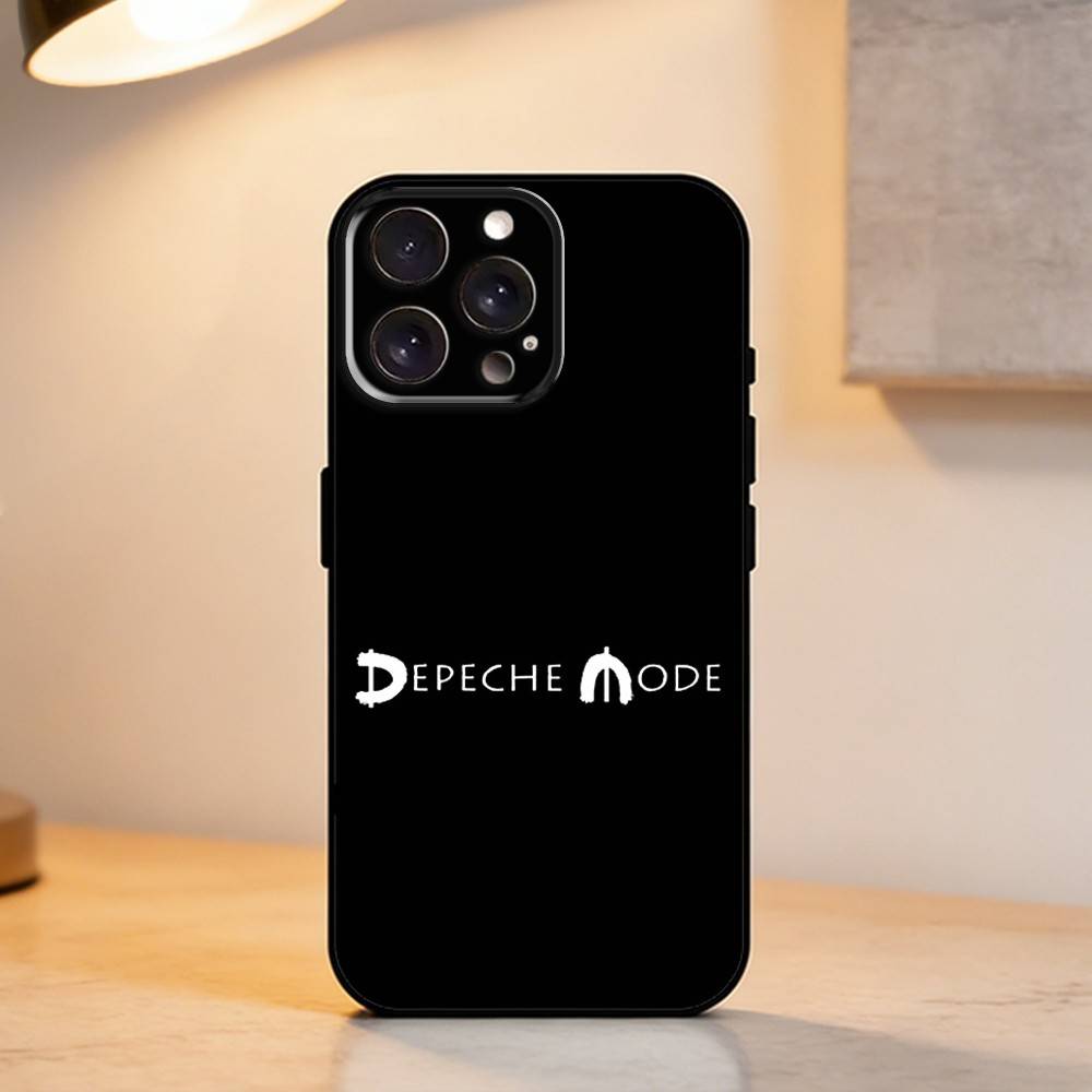 D-Depeche ROCK Band Mode Phone Case For iPhone 17,16,15,14,13,12,11 Plus,Pro Max,XS,Soft Silicone Black Cover