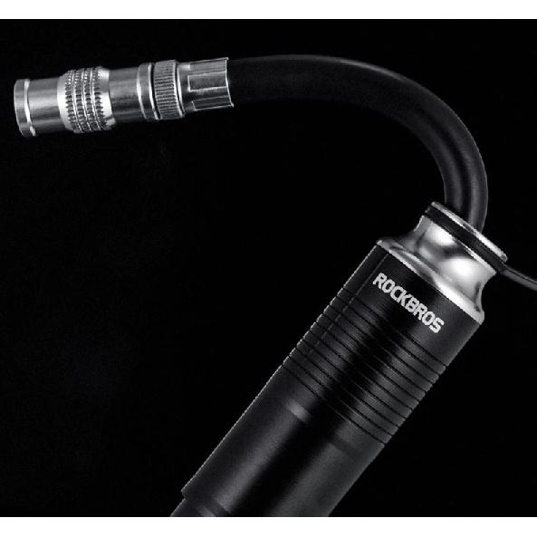 ROCKBROS Мини-насос для велосипеда Портативный 110 PSI Алюминиевый сплав Для MTB Насос для шин Велосипедные аксессуары