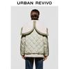 UR Women's Color-blocked Quilted Toggle Down Jacket