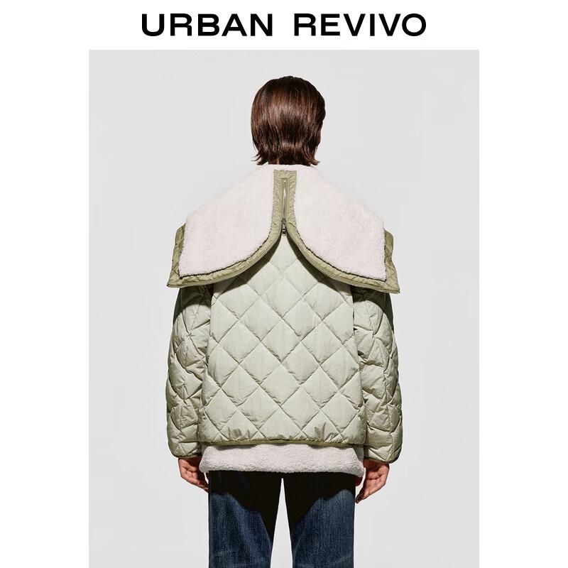 UR Women's Color-blocked Quilted Toggle Down Jacket
