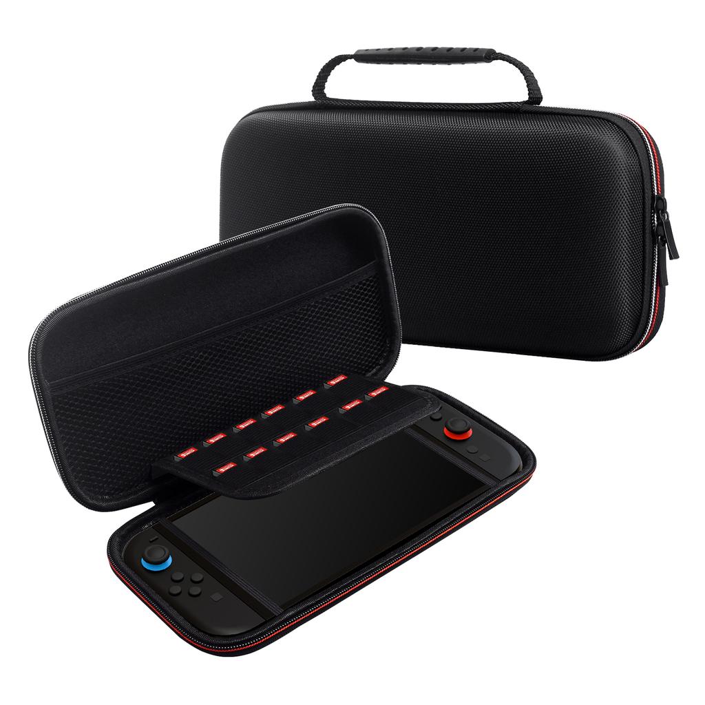Carrying Case for Nintendo for Switch 2 Portable Storage Bag Anti-drop Protective Travel Bag with Game Card Slots Organizer Bag