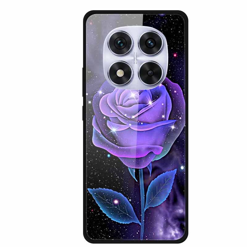 Жесткий чехол-книжка для Xiaomi Redmi Note 14 Pro 5G, чехол с мягким бампером, чехол из закаленного стекла для Redmi Note 14 Pro 4G, чехол Note14 Pro