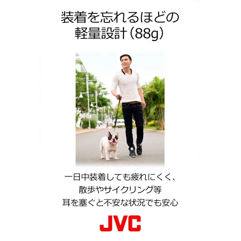 JVC NAGARAKU SP-A10BT-B Носимая шейная колонка Беспроводная связь Bluetooth Около 20 часов непрерывного воспроизведения Легкая конструкция весом около 88 г Bl