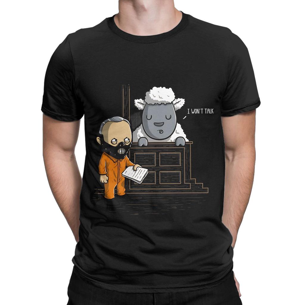 The S Silence of the Lambs poster Funny 100% Cotton T-Shirt S-Silence of the Lambs Tees Tops Fo