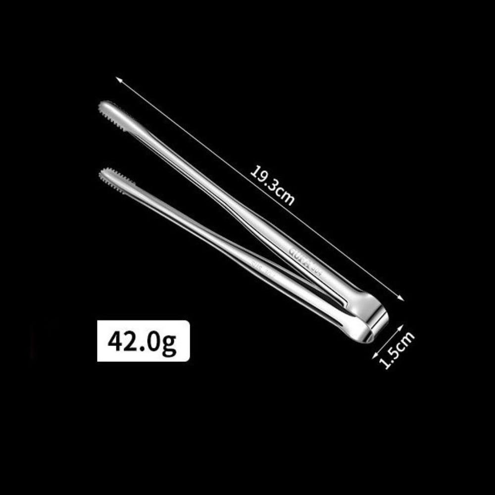 1Pcs 7/9/12Inch Food Clip 304 Stainless Steel BBQ Steak Clip New Grill Tongs  Cooking Utensils