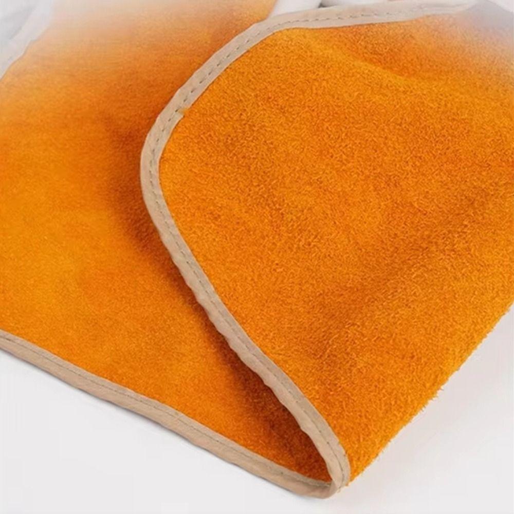 Flip Open Lens Leather Welding Hood Comfortable Welding Protection Mask  Labor Protection