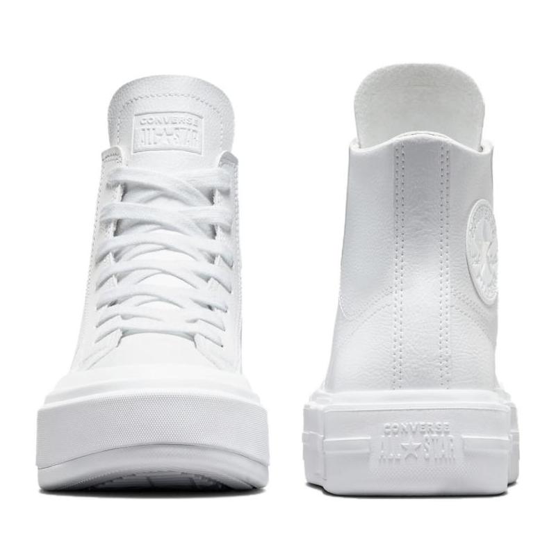 Converse Chuck Taylor All Star Cruise Кожа Удобные и Универсальные Износостойкие Дышащие Высокие Эспадрильи Унисекс Белые
