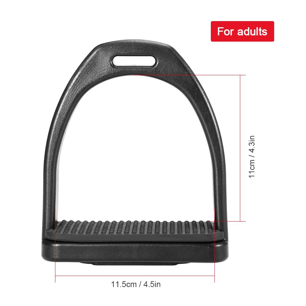 2 шт. стремена для верховой езды, пластиковое седло для лошади, противоскользящая педаль для лошади, супер легкий конный спорт