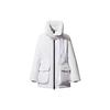 Jil Sander + J Серия коллабораций Базовая минималистичная короткая пуховая куртка с воротником-стойкой Женская верхняя одежда Белый 435933-01
