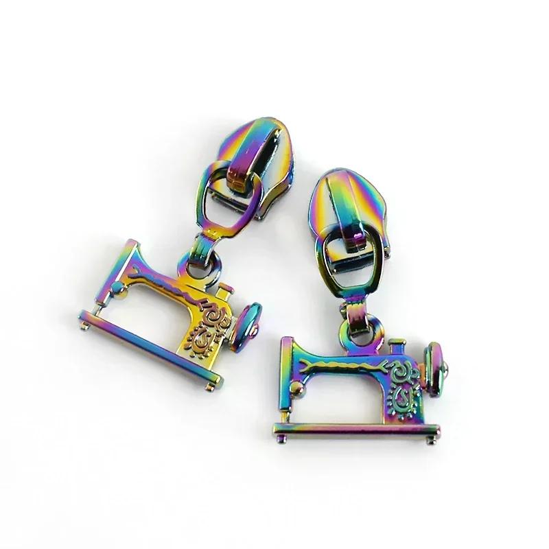 Meetee 5/10/20 шт. 5# Бегунок для молнии для нейлоновых молний Пластиковые спиральные молнии Головки бегунка Ремонтные наборы DIY Швейные аксессуары для одежды