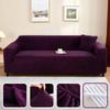 Утолщенные плюшевые эластичные чехлы для диванов для гостиной, однотонные универсальные чехлы для диванов из спандекса, секционные чехлы для мебели